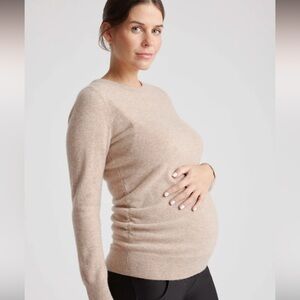 Quince 100% Cashmere Maternity Sweater